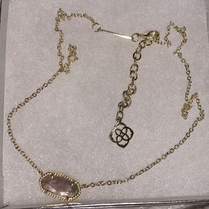NWOT Kendra Scott Elisa Necklace, lilac.